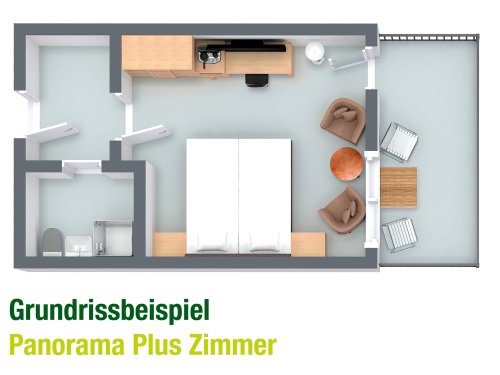 zimmerbild doppelzimmer mit balkon